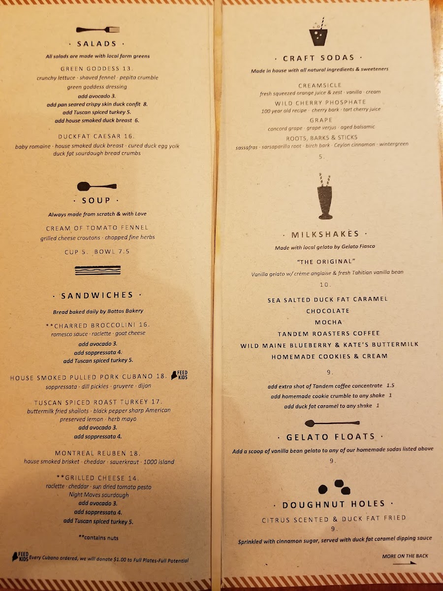 Duckfat Menu - Image 6